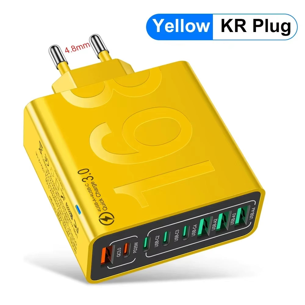 High-Speed Multi-Port USB-C Charger