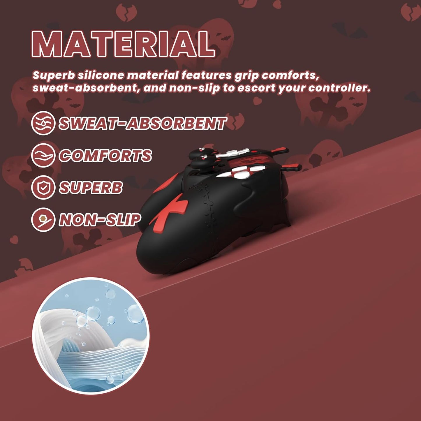 Gothic Imp PS5 Controller Case