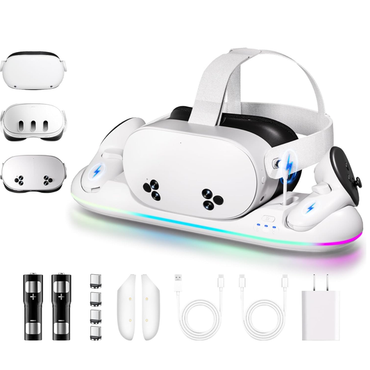 Magnetic RGB Charging Dock for Meta Quest 2/3/3S