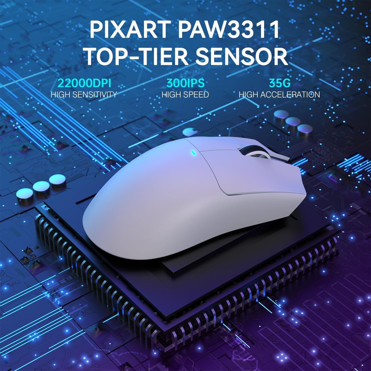 ATTACK SHARK X11 -Wireless Gaming Mouse