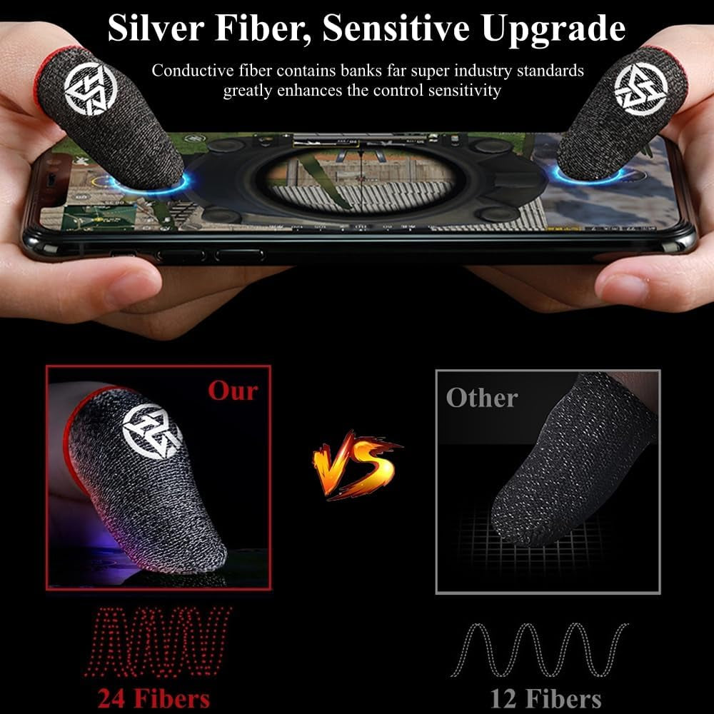 Pro Gaming Finger Sleeves (10-Pack)