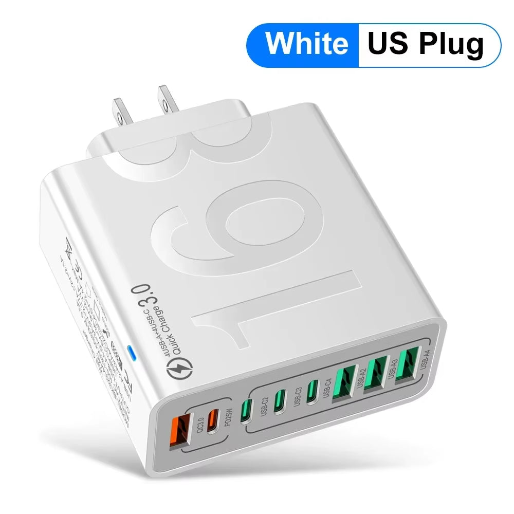 High-Speed Multi-Port USB-C Charger